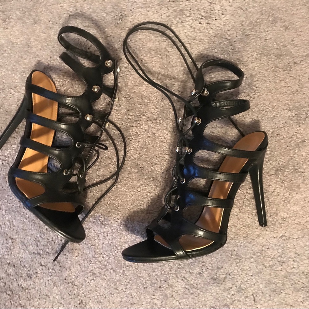 Lace Up Gladiator Heels